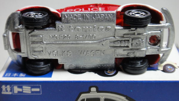 VINTAGE TOMICA F70 外國車WEST GERMANY - VOLKSWAGEN POLICE CAR MADE