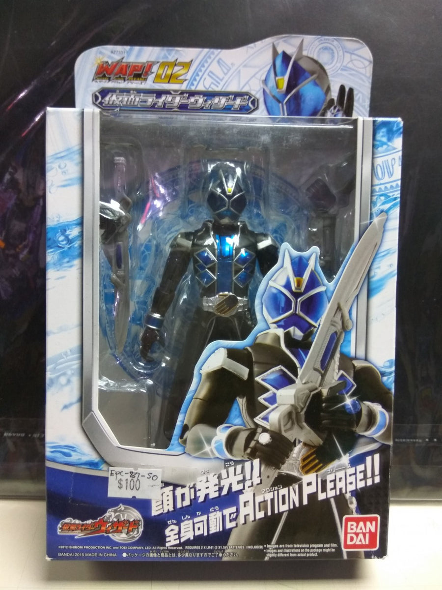 Kamen Rider Wizard WAP! 02 Water Style - Action Figure Giapponese Importata, Altezza 15 Cm