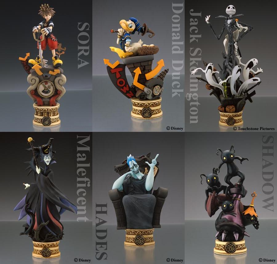 KINGDOM HEARTS FORMATION ARTS Vol.1 6体 SQUARE ENIX KINGDOM HEARTS FORMATION ARTS VOL 1 FIGURE 全彩版6種