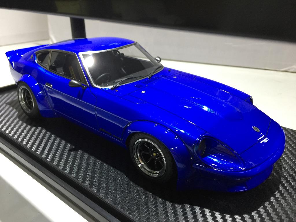IGNITION MODEL 1/18 ig NISSAN FAIRLADY 240ZG HS30 FULL WORKS BLUE