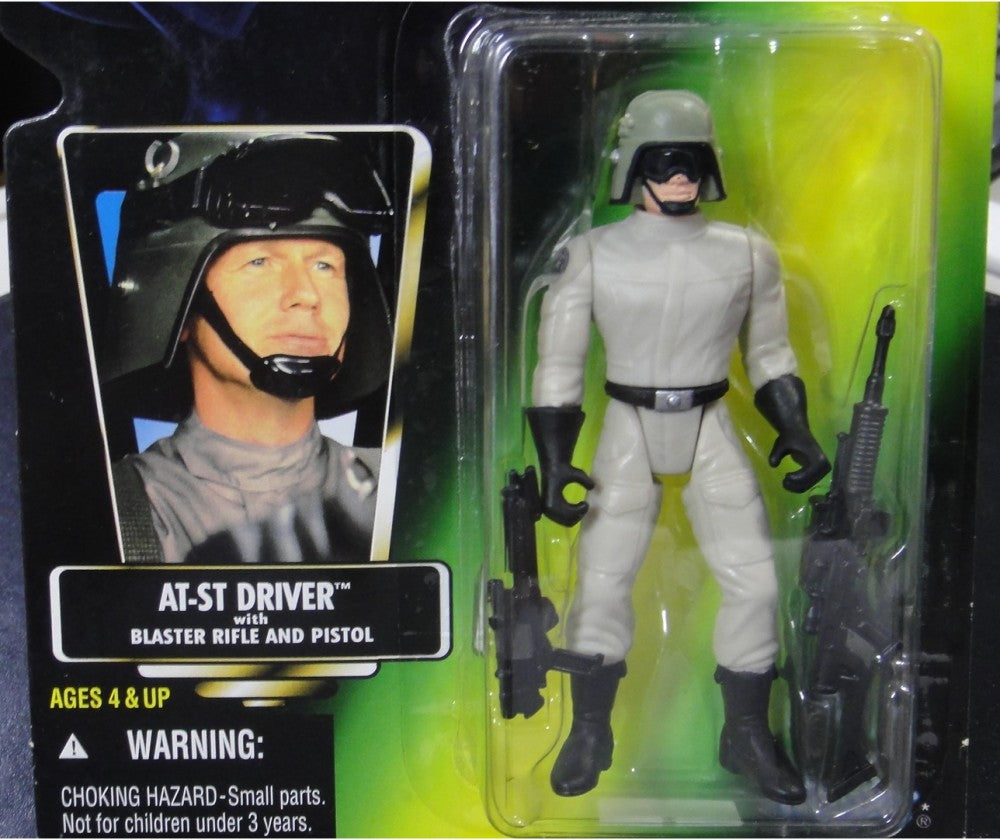 KENNER 星球大戰STAR WARS POWER OF THE FORCE AT-ST DRIVER WITH