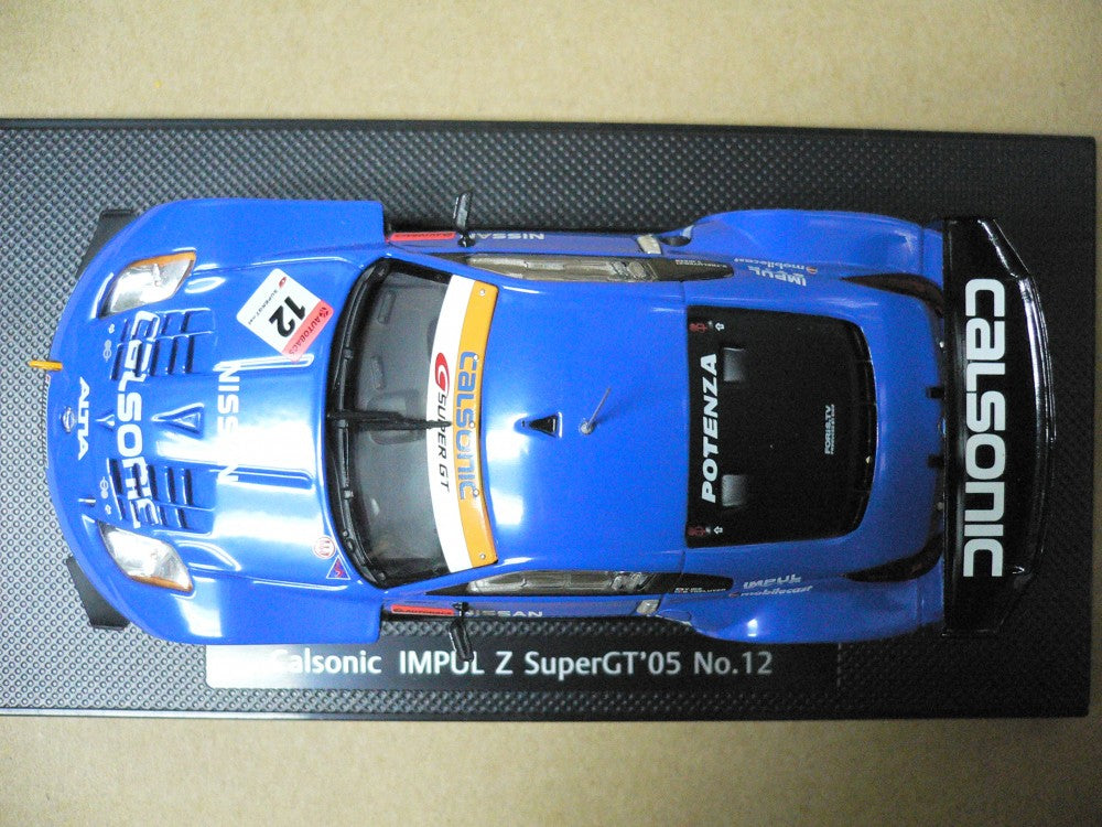 EBBRO 1/43 NISSAN CALSONIC IMPUL Z SUPER GT 2005 BLUE #12 (43689