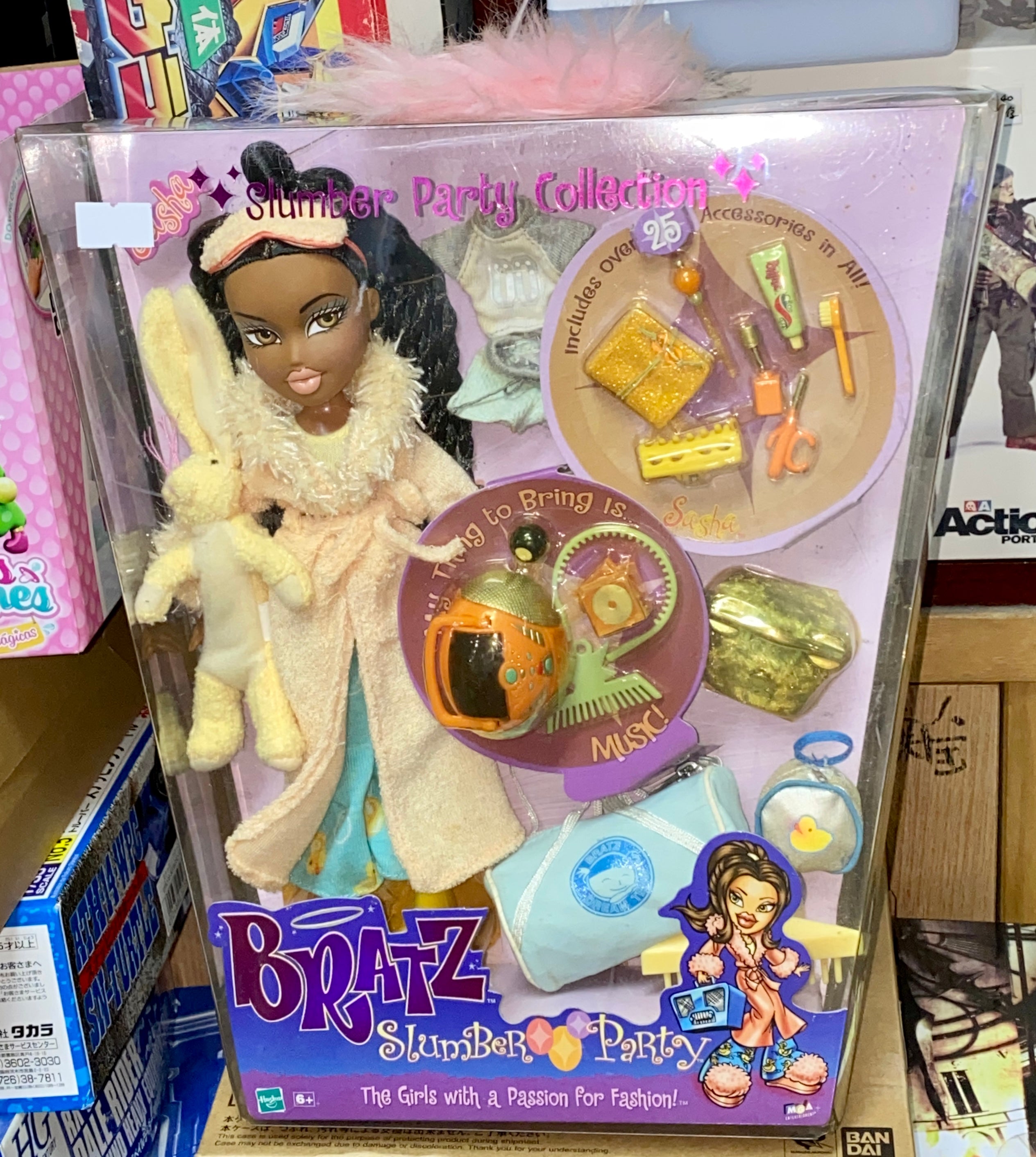 C1205 MGA HASBRO 29209 BRATZ SLUMBER PARTY COLLECTION SASHA DOLL