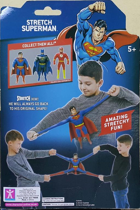 CHARACTER 06688 彈力人 超級英雄 超人 AMAZING STRETCHY FUN FULLY STRETCHABLE DC SUPER HERO STRETCH SUPERMAN (EPC-2148-28) L