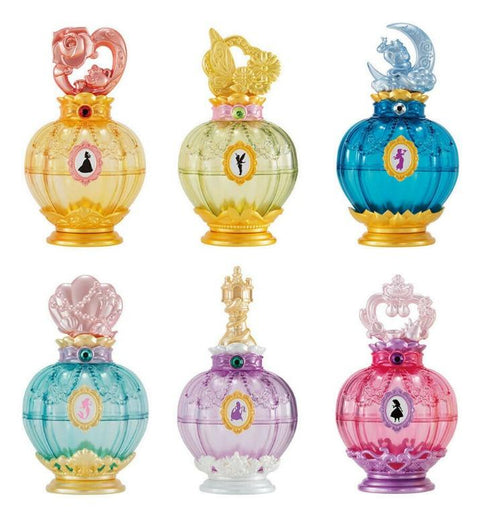 BANDAI 37127 迪士尼 香水首飾盒 第二彈 愛麗絲 茉莉 樂佩公主 貝兒 叮卡貝兒 艾利奧公主 扭蛋套裝 DISNEY PERFUME JEWELRY CASE 2 ALICE JASMINE RAPUNZEL BELLE TINKERBELL ARIEL SET (EPC-2379-48s) 存