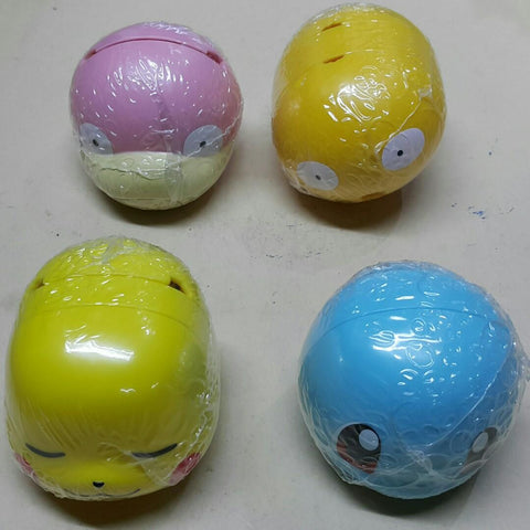 BANDAI 39715 扭蛋人物 寵物小精靈 第五彈 比卡超 車厘龜 傻鴨 小呆獸 扭蛋套裝 CAPCHARA POKEMON 5 PIKACHU SQUIRTLE SLOWPOKE KODAK SET (EPC-2393-24s) 存