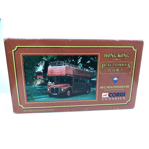 CORGI HONG KONG PEAK TRAMWAYS 山頂纜車 AEC ROUTEMASTER OPENTOP SHUTTLE BUS 324-01 (BUY-32401)