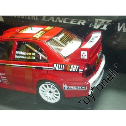 AUTOART 1/18 MITSUBISHI LANCER EVOLUTION EVO VI WRC 1999 MAKINEN (74110) (PIU)