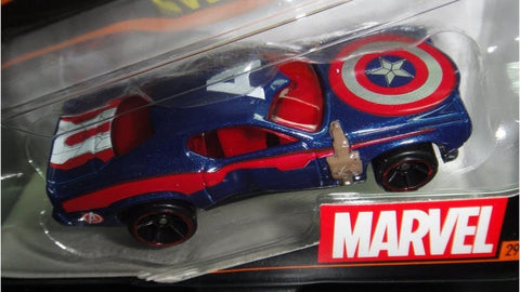 MATTEL HOT WHEELS 美國隊長3 英雄內戰 美國隊長肌肉車 CIVIL WAR CAPTAIN AMERICA MUSCLE CAR DJJ57 (PIU/KW268B-18)