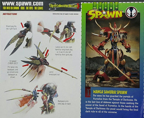 MCFARLANE 11136 再生俠 第十彈 漫畫武士再生俠 ULTRA ACTION FIGURES TODD MCFARLANE'S SPAWN SERIES 10 MANGA SAMURAI SPAWN (BUY-SPK)