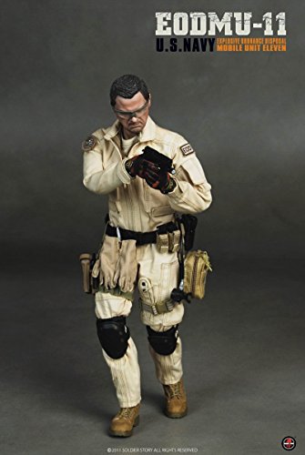 1:6 SOLDIER STORY SS055 FIGURE US NAVY EODMU-11 EXPLOSIVE ORDNANCE DISPOSAL MOBILE UNIT ELEVEN 爆炸品處理組 PIU/F50-750 b20758387