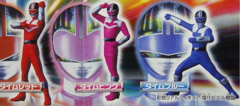 BANDAI 75819 未來戰隊時間連者 MIRAI SENTAI TIMERANGER FIGURE 全5種 扭蛋 (A2) b1357978