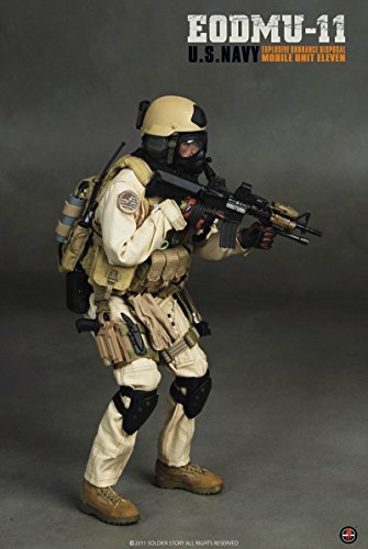 1:6 SOLDIER STORY SS055 FIGURE US NAVY EODMU-11 EXPLOSIVE ORDNANCE DISPOSAL MOBILE UNIT ELEVEN 爆炸品處理組 PIU/F50-750 b20758387