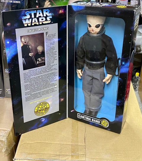 C1006-315 KENNER 1/6 FIGURE SET OF 7 STAR WARS COLLECTOR SERIES CANTINA BAND