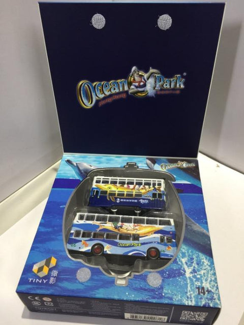 TOYEAST TINY DIE-CAST MODEL OCEAN PARK TRAM & LEYLAND VICTORY Mk2 SET ATBS101 12071 (C920-270)
