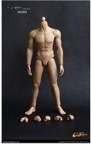 1:6 CMTOYS 大隻佬 包膠 肌肉 BODY HJ001 黃種人 膚色 (PIU/F48-385SA)