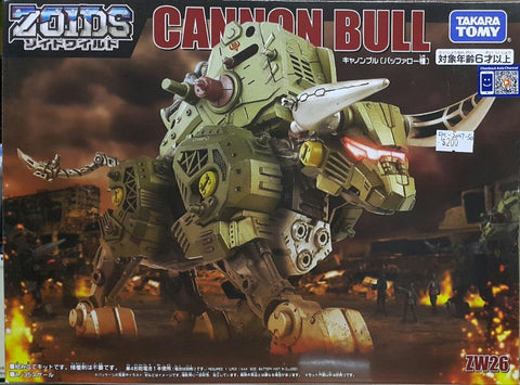 TAKARA TOMY 59688 索斯機械獸 激戰本能 加農砲猛牛 ZOIDS ZOIDS WILD ZW26 1/35 CANNON BULL (EPC-2047-50) 存