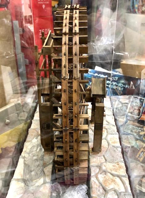 明代 蘭州水車 天車 老虎車 木製 WOODEN WATERWHEEL (C692/TT50)