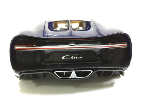 GT AUTOS 1/18 BUGATTI CHIRON 2016 DARK BLUE / BLUE (11010MB) (70563) (PA0)