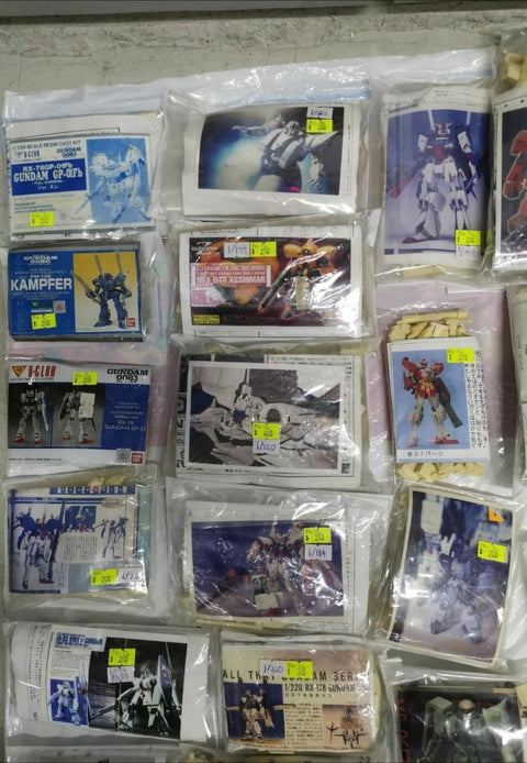 一大堆 手辦 首辨 未砌 未上色 lot for sell 約62包