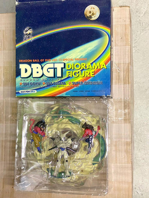 DRAGON BALL GT DVD DIORAMA FIGURE 龍珠 VOL.1-2 DVD DRAGONBALL Z SET VOL.1-3 神殿型 KARIN 塔型 DISPLAY 台 SET OF 8（BUY)
