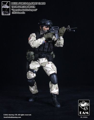 1:6 DAMTOY 93004 (BLACK HAWK DOWN) DELTA FORCE SGT. FIRST CLASS RANGER 93 FIGURE