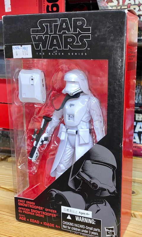C576-1631-190 HASBRO STAR WARS 星球大戰 THE BLACK SERIES FIGURE FIRST ORDER SNOWTROOPER OFFICER 37452 C1033-246-200