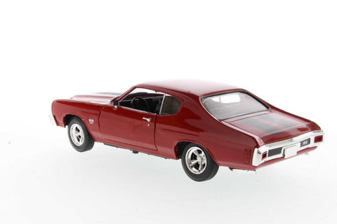 JOHNNY LIGHTNING 1/18 FAST & FURIOUS 1970 CHEVY CHEVELLE SS RED (39578) (C1128-11)
