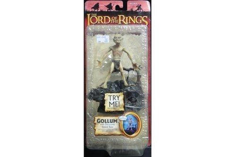 TOY BIZ 81405 / 81407 / 81493 魔戒二部曲 雙城奇謀 咕嚕 史麥戈 THE LORD OF THE RINGS THE TWO TOWERS GOLLUM WITH ELECTRONIC SOUND BASE SMEAGOL (LOTR) 1113168981