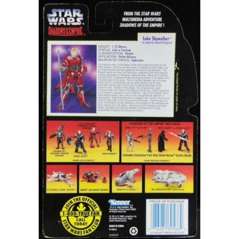 KENNER STAR WARS SOE LUKE SKYWALKER IN IMPERIAL GUARD DISGUISE (WKG-69566)
