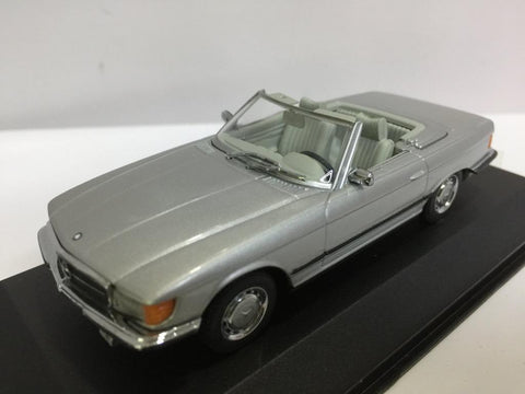 MINICHAMPS 1/43 MERCEDES 350 SL CABRIOLET 1970-80 SILVER (430 033430) 01148 BUY