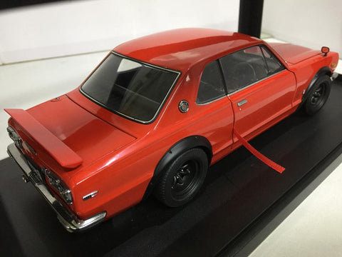 AUTOART 1/18 NISSAN SKYLINE GT-R (KPGC10) TUNED VER. RED (77444) (PIU300)
