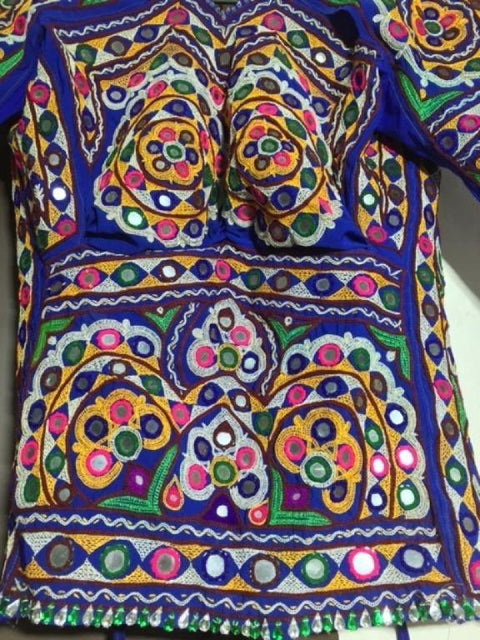 印度民族服 肚皮舞 上衣 BANJARA MIRROR TRIBAL ETHNIC KUCHI BELLY DANCE OLD INDIAN COIN CHOLI TOP ATS 1140479743 E3516-800N