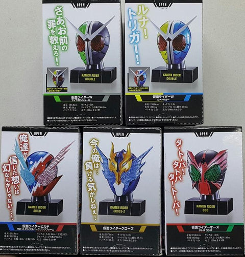 BANDAI 25170 幪面超人 幪面之世界5 幪面超人W 旋風王牌 月神槍手 幪面超人BUILD 兔子坦克氣泡形態 幪面超人CROSS-Z 幪面超人OOO 鷹虎蝗 基本組合 盒蛋套裝 KAMEN RIDER MASK WORLD 5 W CYCLONE JOKER LUNA TRIGGER BUILD RABBITTANK SPARKLING FORM CROSS-Z OOO TATOBA COMBO SET (EPC-1693-50s 存 / EPC-1811-50s 存)