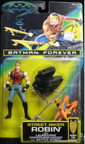 KENNER 蝙蝠俠 羅賓 BATMAN FORVER STREET BIKER ROBIN WITH LAUNCHING GRAPPLING HOOKS AND BATTLE STAFF 64144 (CSW) b26951042