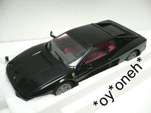 KYOSHO 1/18 FERRARI TESTAROSSA 1989 BLACK 08425BK (18914) (C692/TT50)