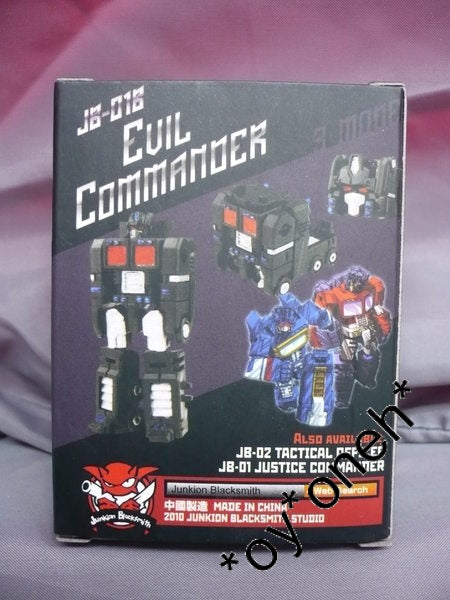JUNKION BLACKSMITH 變形金剛 柯栢文 黑版 TRANSFORMERS JB-01B EVIL COMMANDER BLACK OPTIMUS PRIME (TOY-344-72) 1127115690