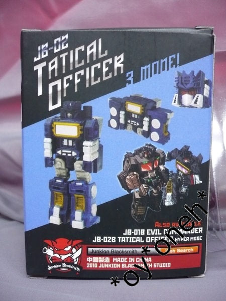 JUNKION BLACKSMITH 變形金剛 音波 TRANSFORMERS JB-02 TATICAL OFFICER SOUNDWAVE (TOY-345-72) 1127115728