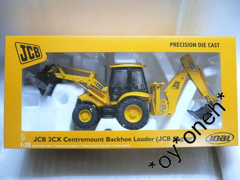 JOAL 1/25 JCB 3CX CENTREMOUNT BACKHOE LOADER JCB ENGINE 工程車 (00299) (PIU91)