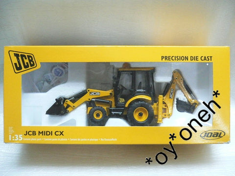 JOAL 1/35 JCB MIDI CX SIDESHIFT BACKHOE LOADER (002214) (PIU91)