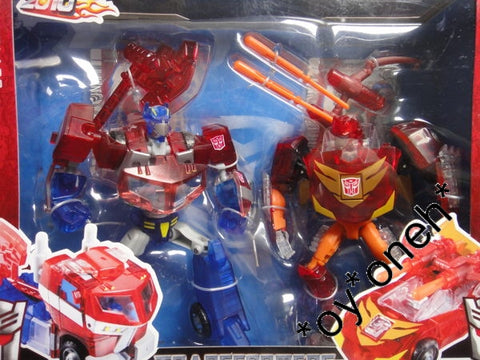 TAKARA TOMY 變形金剛 動畫 柯栢文 洛狄文 TRANSFORMERS ANIMATED SONS OF CYBERTRON OPTIMUS PRIME RODIMUS 38621 (TOY-260-300) 1135865694