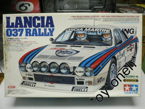 TAMIYA 1/10 LANCIA 037 RALLY R/C RADIO CONTROL 4WD HIGH PERFORMANCE RACING CAR MODEL KIT (58278) (BUY)