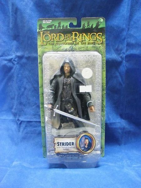 TOY BIZ 魔戒 魔戒現身 神行客 LORD OF THE RINGS FELLOWSHIP OF THE RING STRIDER WITH SWORD-SLASHING ACTION (LOTR-81381) b14947891