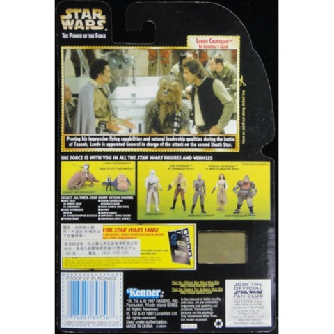 KENNER 星球大戰 STAR WARS POTF LANDO CALRISSIAN GENERALS GEAR W/ PISTOL (WKG-69756)