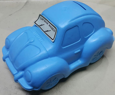 PLASTIC COIN BANK VW VOLKSWAGEN BEETLE CAR BANK WAGEN 粉藍色 福士甲蟲車 塑膠錢箱 (JPA-157) 1136527181
