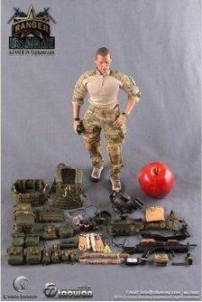 1:6 CRAZY DUMMY 78002 US ARMY 75TH RANGER GUNNER IN AFGHANISTAN FIGURE PIU770SA