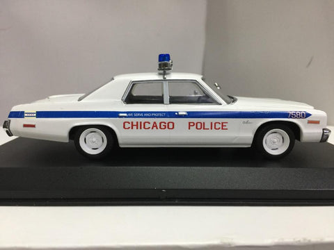 GREENLIGHT 1/43 The Blues Brothers 1975 Dodge Monaco Chicago Police 86422 (01081) (PIU30)