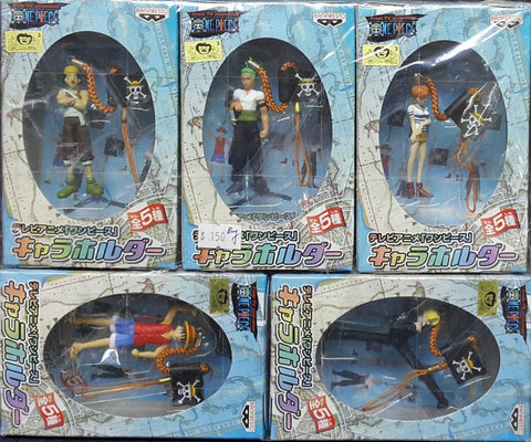 BANPRESTO 電視動畫 海賊王 人物吊飾 路飛 卓洛 奈美 烏索普 山治 套裝 TELEVISION ANIMATION ONE PIECE CHARACTER HOLDER LUFFY ZORO NAMI USOPP SANJI SET (BUY) L
