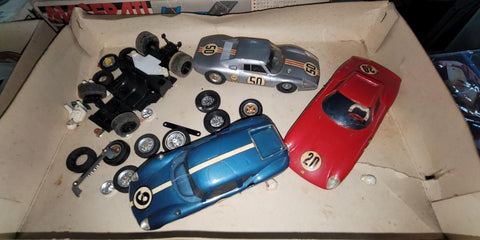 古董模型車已砌二手日本製otaki marui lot    英國製臘腸車