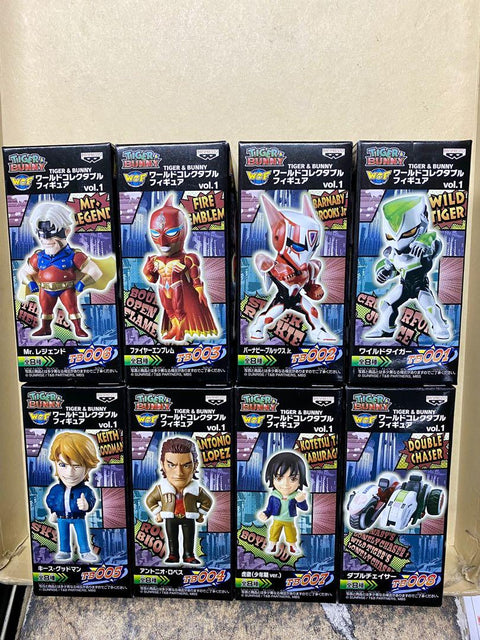 BANPRESTO TB001-TB008 TIGER & BUNNY WCF VOL.1 全8種 （PIU-100)
